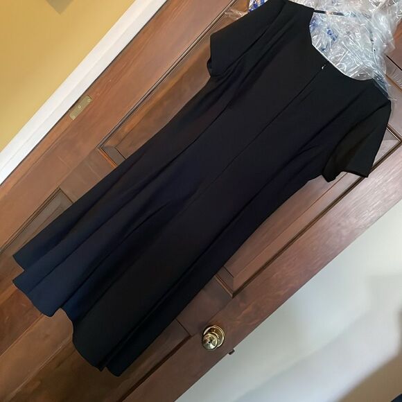 Southeastern Performance Apparel Libby Dress size 14 black midi or knee EUC - Picture 5 of 15